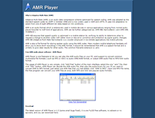 Tablet Screenshot of amrplayer.com